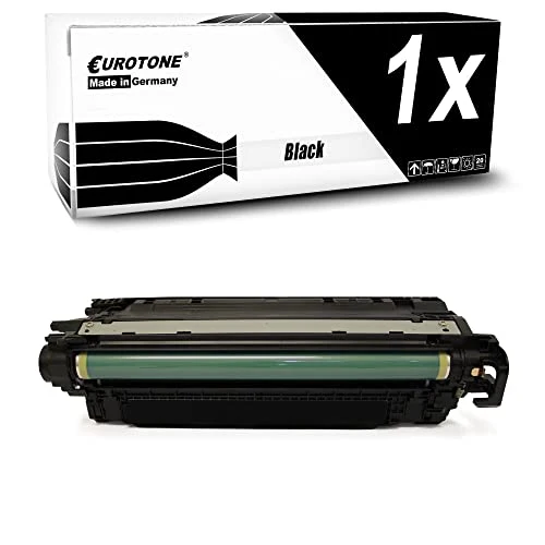 Cartucho de tóner compatible Eurotone para HP CF460X – Negro – para HP Color LaserJet Enterprise M 652 dn, HP Color LaserJet Enterprise M 652 n