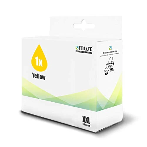 Cartucho de tóner reutilizable compatible con Canon CLI571 – Amarillo – para Canon Pixma MG 5700 Series, Canon Pixma MG 5750