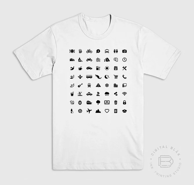 TRAVEL ICONS NEGRO Hombre