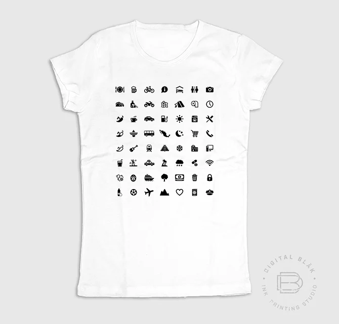 TRAVEL ICONS NEGRO Mujer