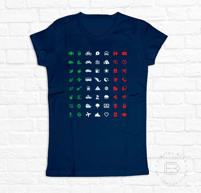 TRAVEL ICONS BANDERA Mujer