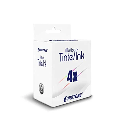 4 cartuchos de tinta Eurotone para HP 940XL – Negro/Cian/Magenta/Amarillo