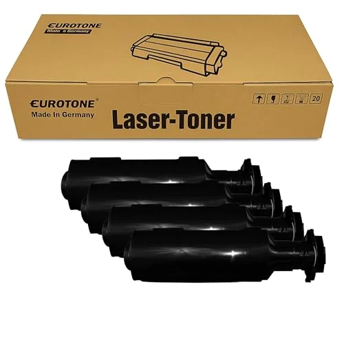 4 cartuchos de tóner Eurotone compatibles con Xerox 006R01262 – Negro – para WC7232TPL, WC7232Splx