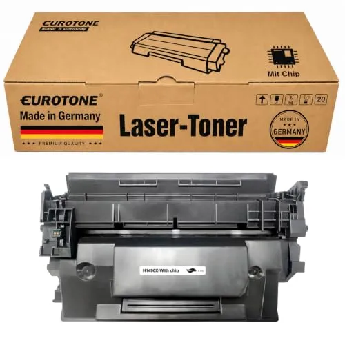 Cartucho de tóner compatible Eurotone para HP W1490X – Negro – para HP LaserJet Pro 4002 dn, HP LaserJet Pro 4002 dw