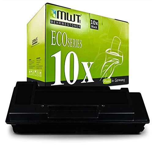 10 cartuchos de tóner Kraft para suministros de oficina, compatibles con Kyocera TK-1130 – Negro – para Kyocera ECOSYS M 2030 dn, Kyocera ECOSYS M 2030 dn PN