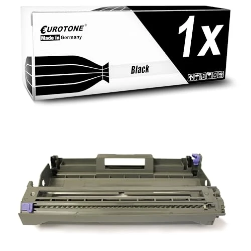Unidad de batería compatible con Eurotone para Brother DR-2200 – Negro – para Brother DCP-7055, Brother DCP-7055 W