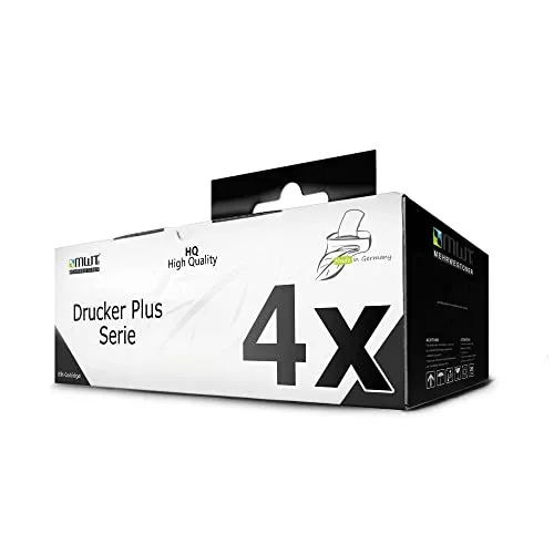 4 cartuchos de tóner reutilizables compatibles con Canon PGI525 – Negro – para Canon Pixma IP 4850, Canon Pixma IP 4950