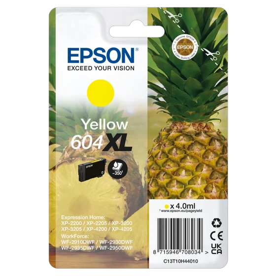Cartucho Epson 604XL Amarillo