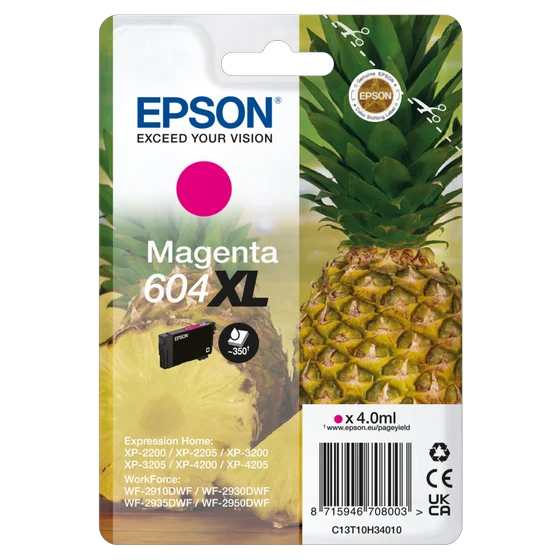 Cartucho Epson 604XL Magenta
