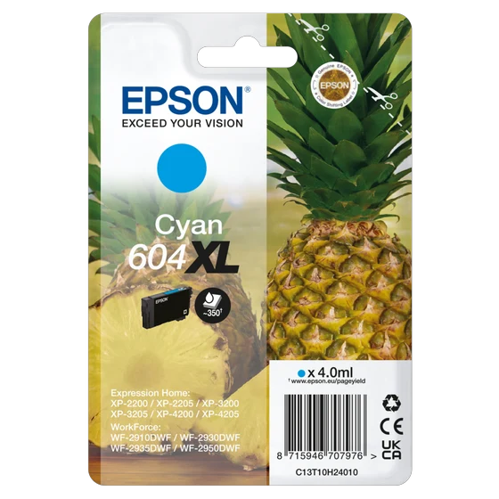 Cartucho Epson 604XL Cian