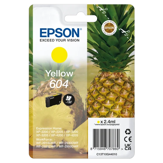 Cartucho Epson 604 Amarillo
