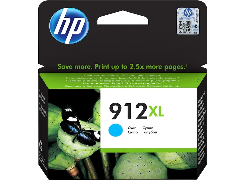 Cartucho HP 912XL Cían