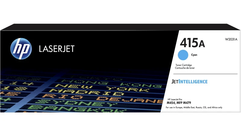 Toner HP 415A cían