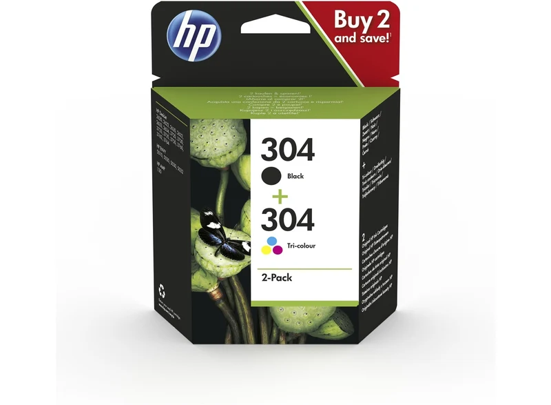 Pack cartuchos HP 304