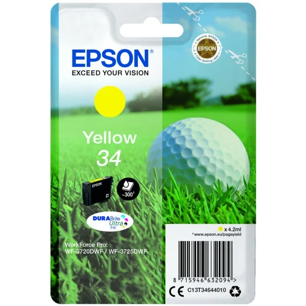 Cartucho Epson 34 Amarillo