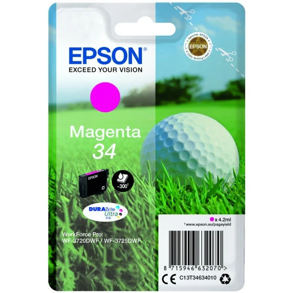 Cartucho Epson 34 Magenta