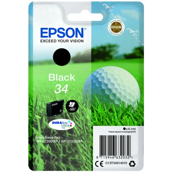 Cartucho Epson 34 Negro