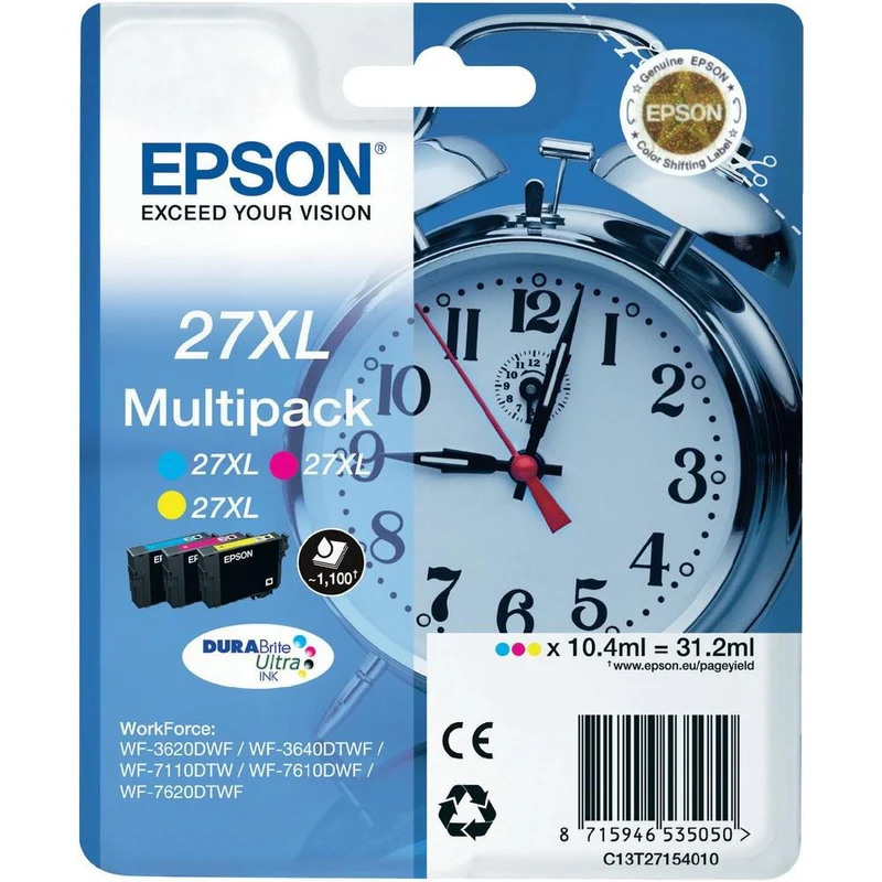 Multipack Epson 27XL Colores