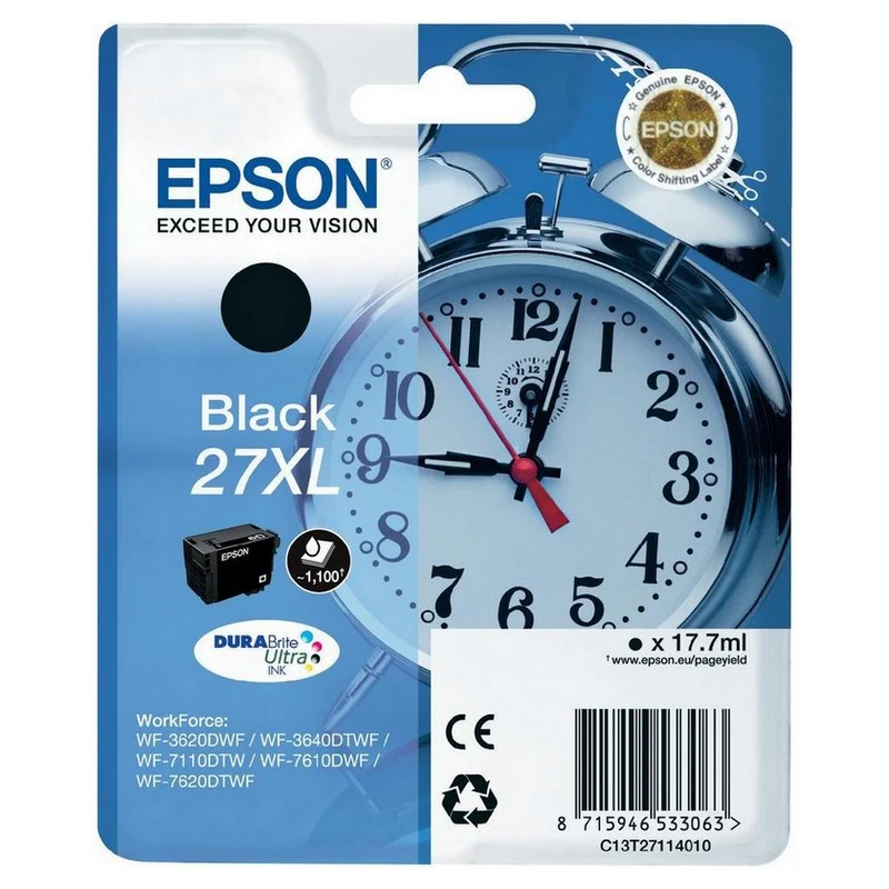 Cartucho Epson 27XL Negro
