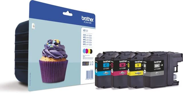 Brother LC123 Pack ahorro 4 colores