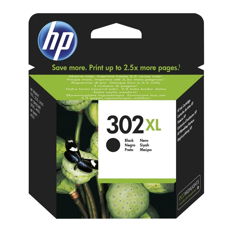 Cartucho HP 302XL negro