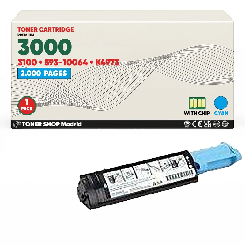 BDink Cartucho/s Tóner Compatible/s Dell 3000/3100 CMYK (Pack 4)