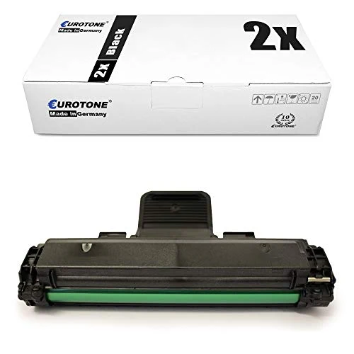 2 cartuchos de tóner Eurotone compatibles con Xerox 13R00606 – Negro – para 120 páginas