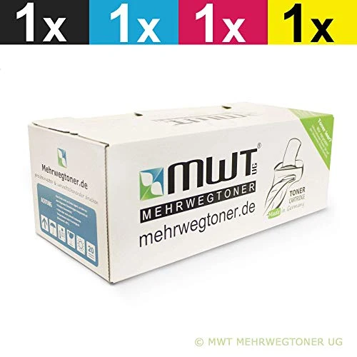 4 cartuchos de tóner reutilizables compatibles con Xerox 106R01507 – Negro/Cian/Magenta/Amarillo – para 6700