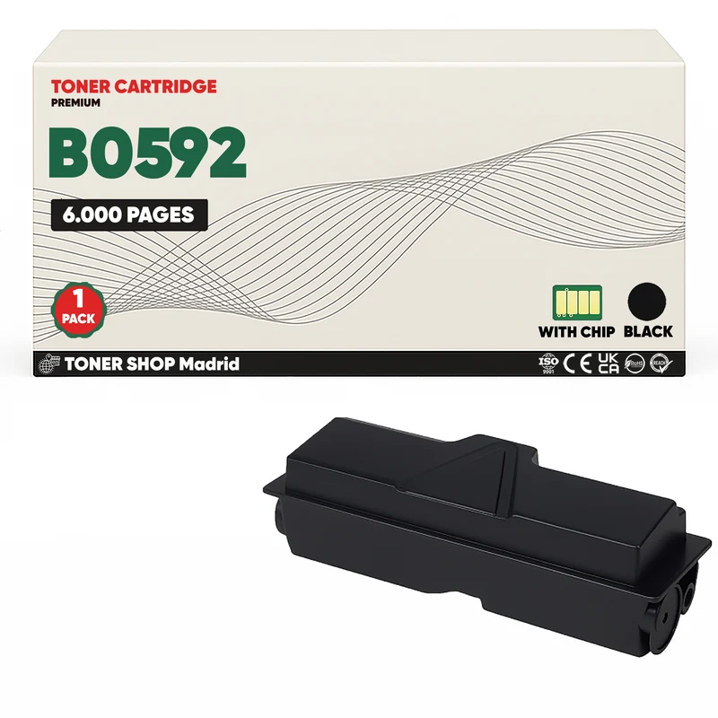 BDink Cartucho Tóner Compatible Olivetti B0592 Negro
