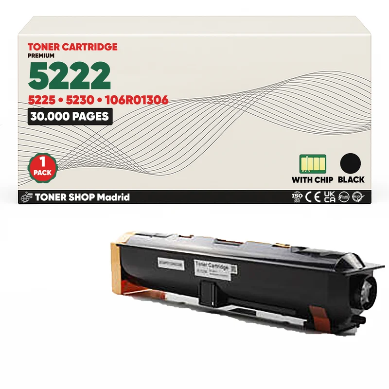 BDink Cartucho Tóner Compatible Xerox WorkCentre 5222/5230 Negro