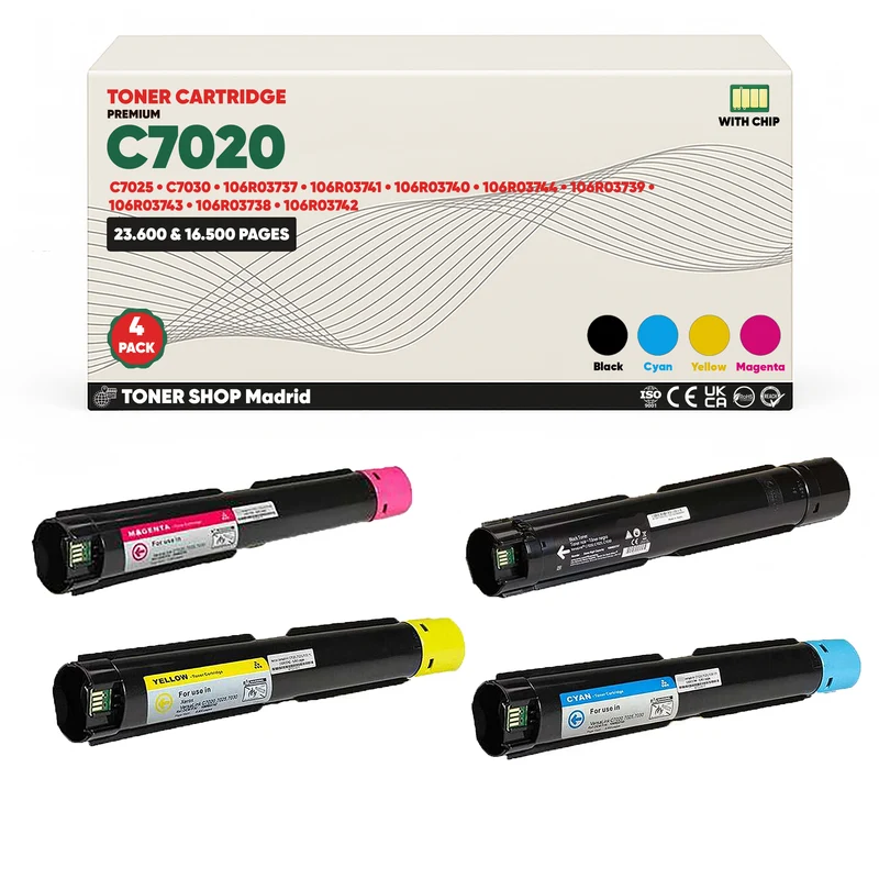 BDink Tóner Compatible Xerox VersaLink C7020/C7030 (Pack 4 CMYK)