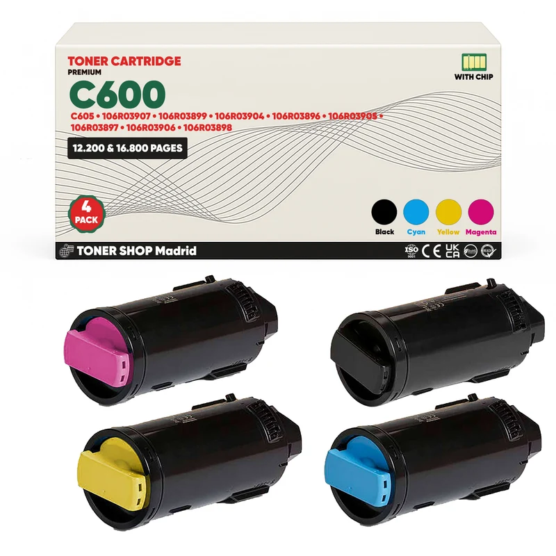 BDink Tóner Compatible Xerox VersaLink C600/C605 (Pack 4 CMYK)