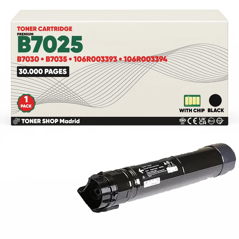 BDink Cartucho Tóner Compatible Xerox VersaLink B7025/B7035 Negro
