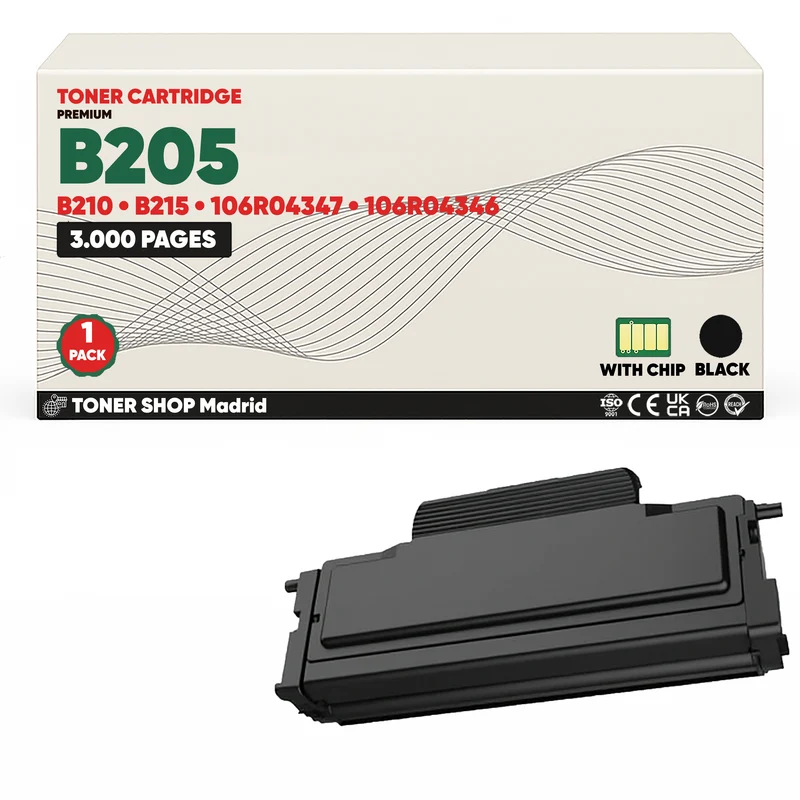 BDink Cartucho Tóner Compatible Xerox B205/B210/B215 Negro