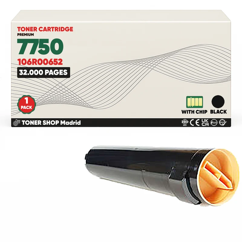 BDink Tóner Compatible Xerox Phaser 7750 (Pack 2 Negro Cyan)