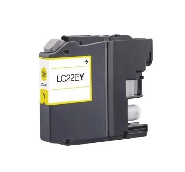 Cartucho compatible Brother LC22E Amarillo