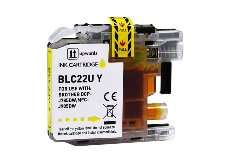 Cartucho compatible Brother LC22U Amarillo