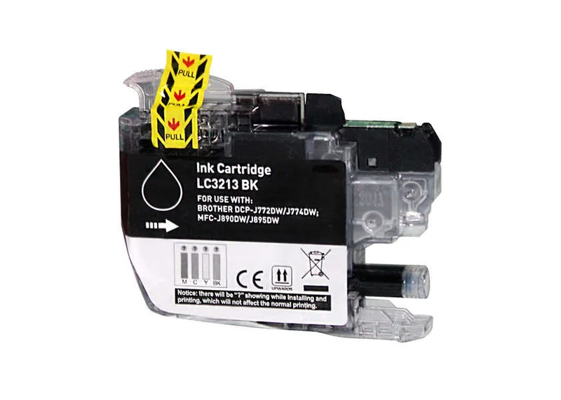 Cartucho compatible Brother LC3213 Negro