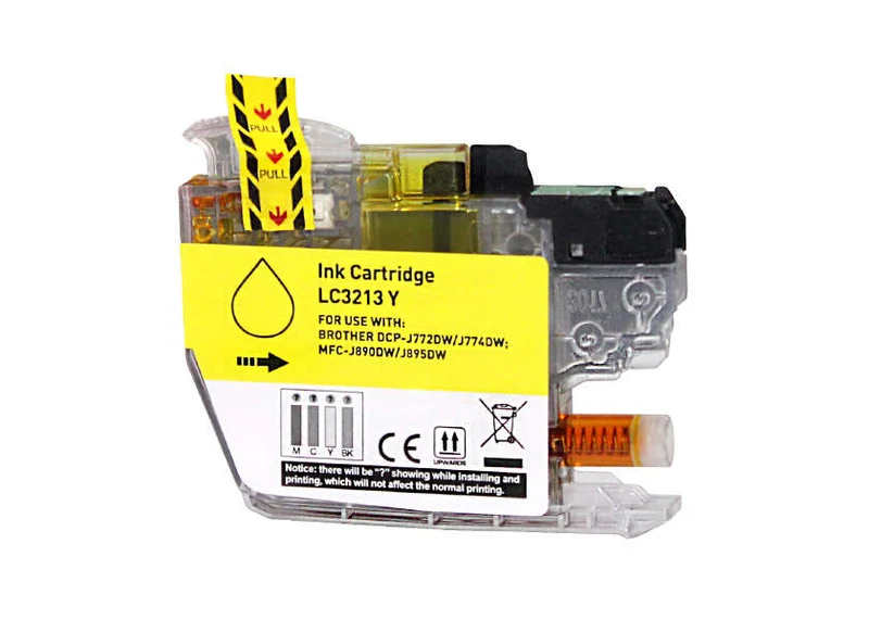 Cartucho compatible Brother LC3213 Amarillo