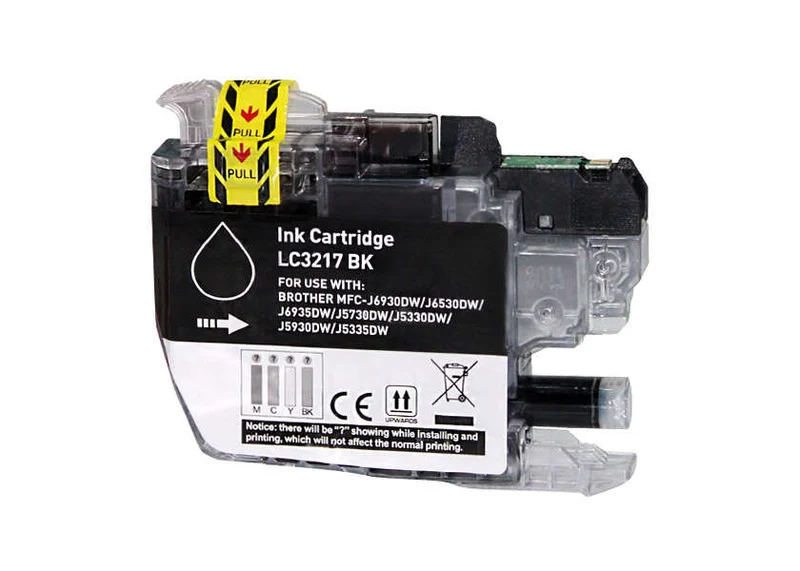 Cartucho compatible Brother LC3217 Negro