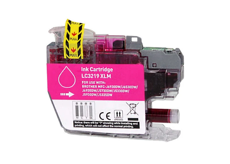 Cartucho compatible Brother LC3219XL Magenta