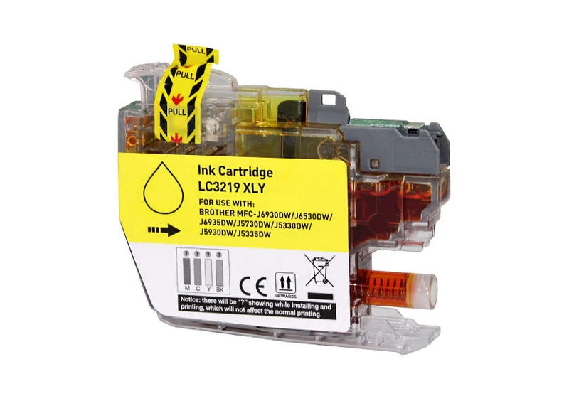 Cartucho compatible Brother LC3219XL Amarillo