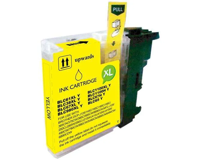 Cartucho compatible Brother LC980XL Amarillo