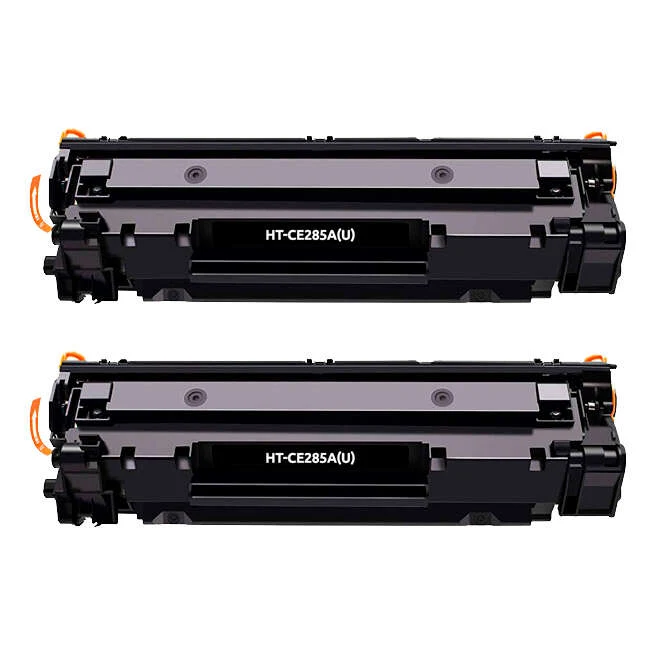 Tóner compatible HP CE285A/CE278A/CB435A/CB436A Negro Pack de 2 Cartuchos de Tóner