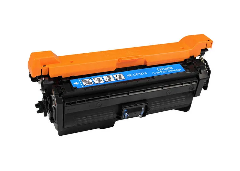 Tóner compatible HP CF331A cian