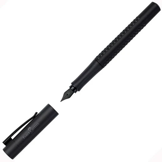 FABER CASTELL PLUMA ESTILOGRÁFICA GRIP EDITION ALL BLACK M NEGRO