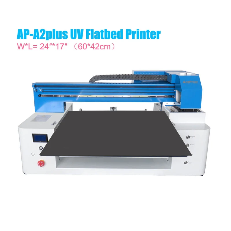 Impresora plana UV de formato medio de 24'' para cualquier material