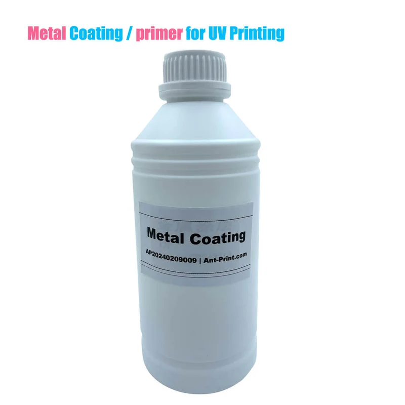Recubrimiento de metal para impresión UV