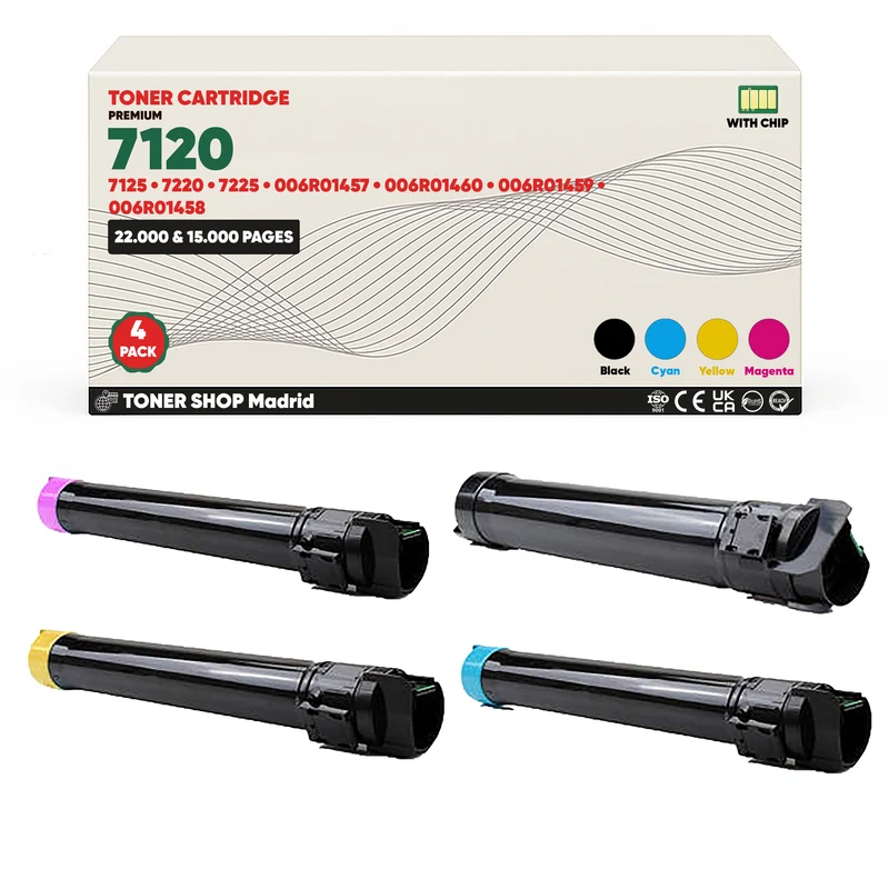 BDink Tóner Compatible Xerox WorkCentre 7120 (Pack 4 CMYK)