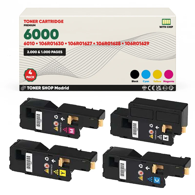 BDink Tóner Compatible Xerox Phaser 6000 (Pack 4 CMYK)
